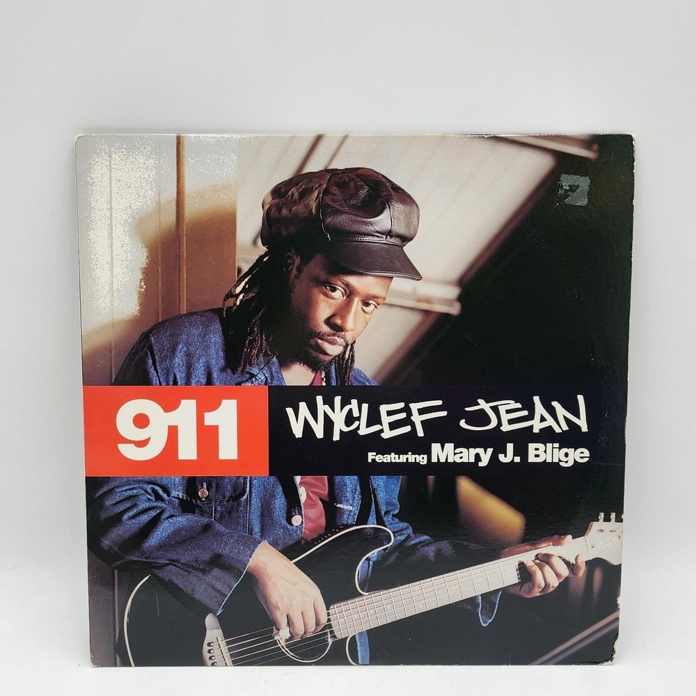 Wyclef Jean – 911 (Single) 12" Vinyl PROMO COPY‎ – Rare Hip-Hop/R&B